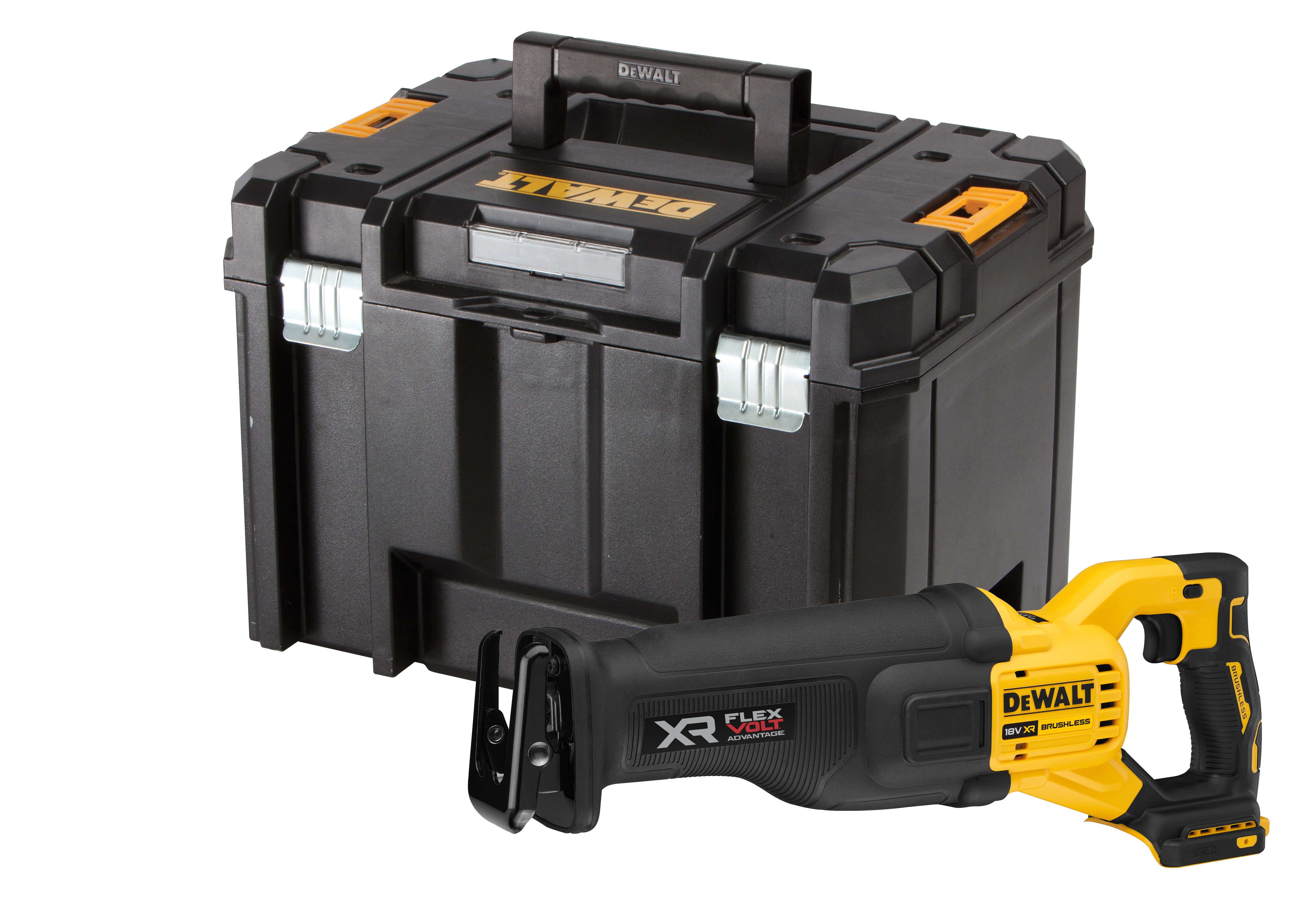 Dewalt DCS386NT-XJ,  Akku-Saebelsaege 18V, Basisv., 18 Volt Akku-Säbelsäge (bürstenlos) - Basisversion