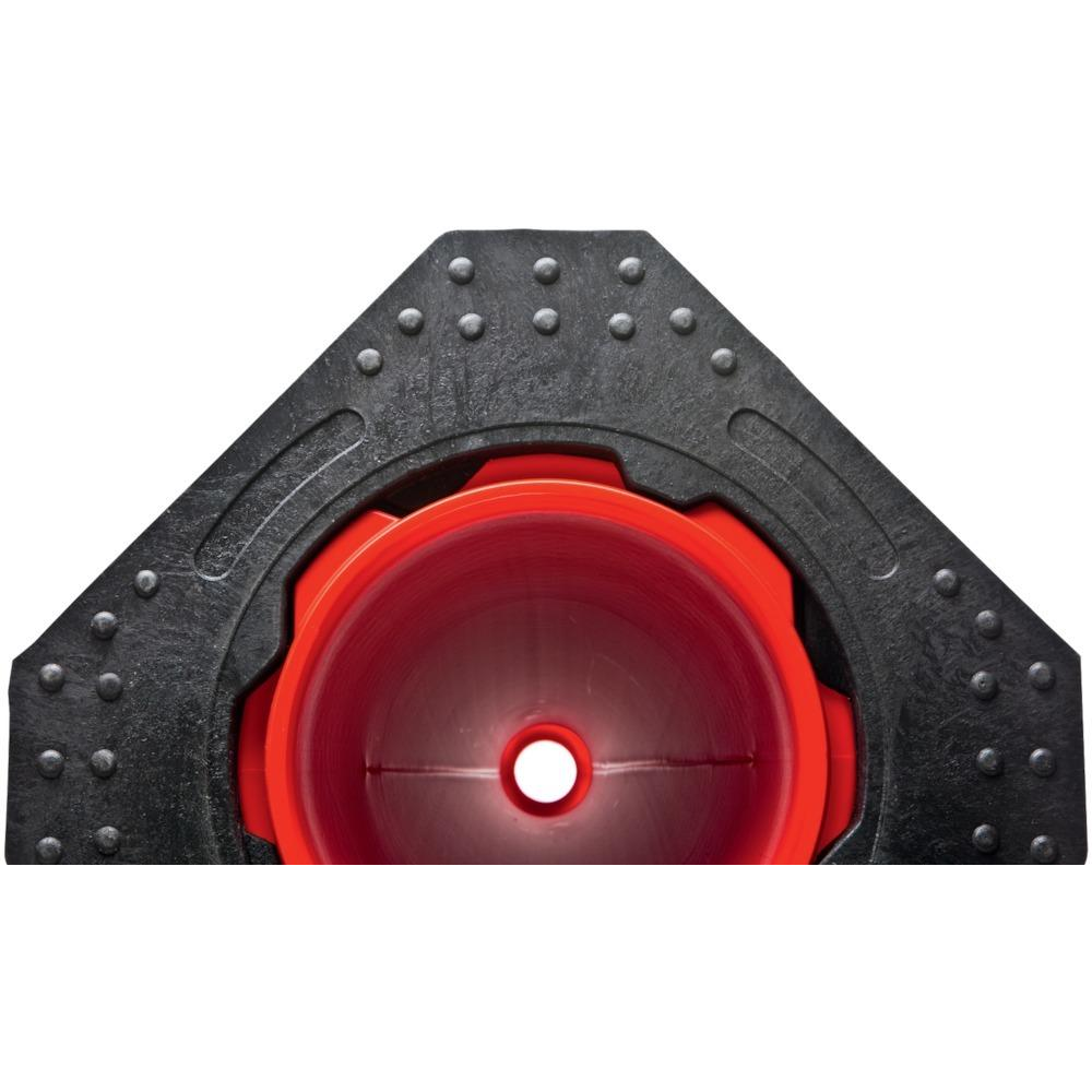 Reflexkegel Modell MORION MORION-Reflexkegel-EU 750Typ A, rot-weiss reflekt