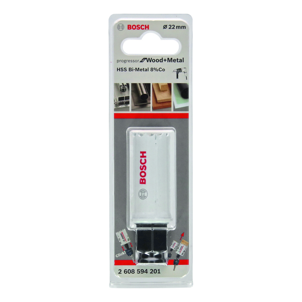 Lochsäge Power-Change Progressor Bi-Metall PC 22 mm Bosch VE  1 Stück