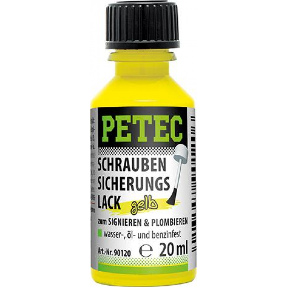 Schraubensicherungslack gelb, 20ml