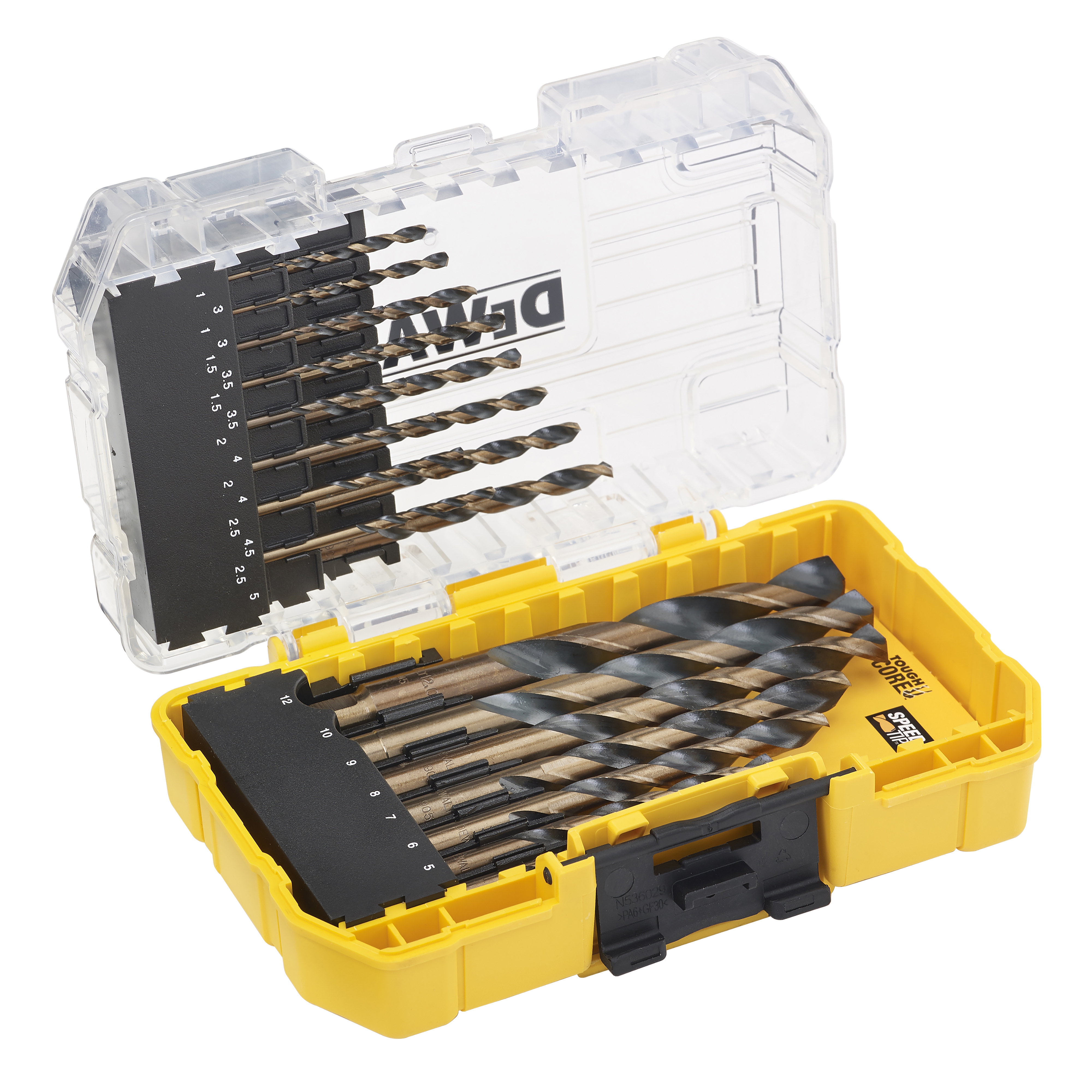 Dewalt DT70729-QZ,  Metallbohrer-Set 23-tlg. HSS-G