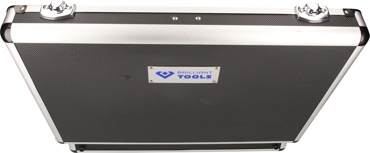 Brilliant Tools  1/4" + 1/2" Universal-Werkzeug-Satz, 143-tlg