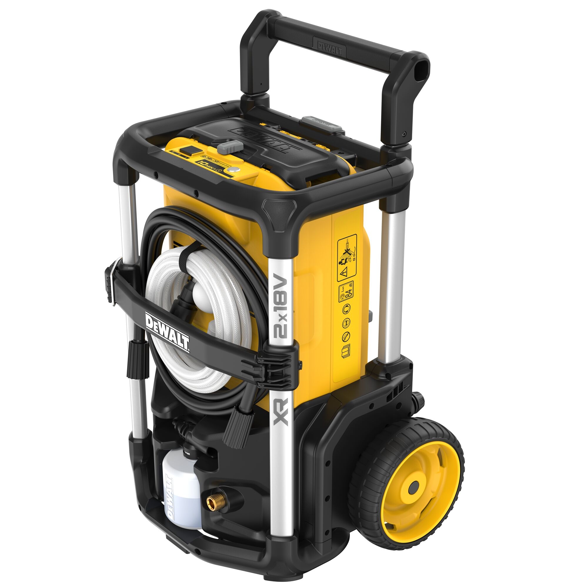 Dewalt DCMPW1600N-XJ,  Akku-Hochdruckreiniger, 2x 18V, Basisv, 2x 18 Volt Akku-Hochdruckreiniger (bürstenlos) - Basisversion