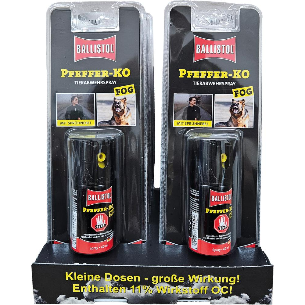 Pfeffer KO Fog Display Pfeffer-KO im Blister Inhalt 12 x 40 ml