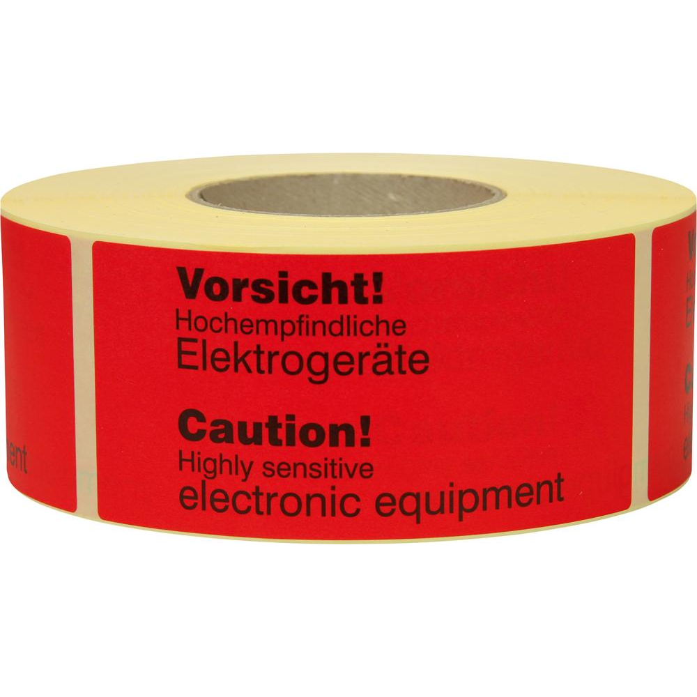 Warn- und Hinweis-Etikette Hinweis Etiketten Senitive electronic