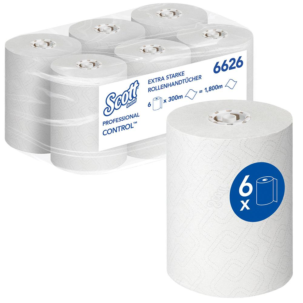 Rollenhandtuch Scott Control EXTRA STRONG Handtücher Rolle Weiß  /