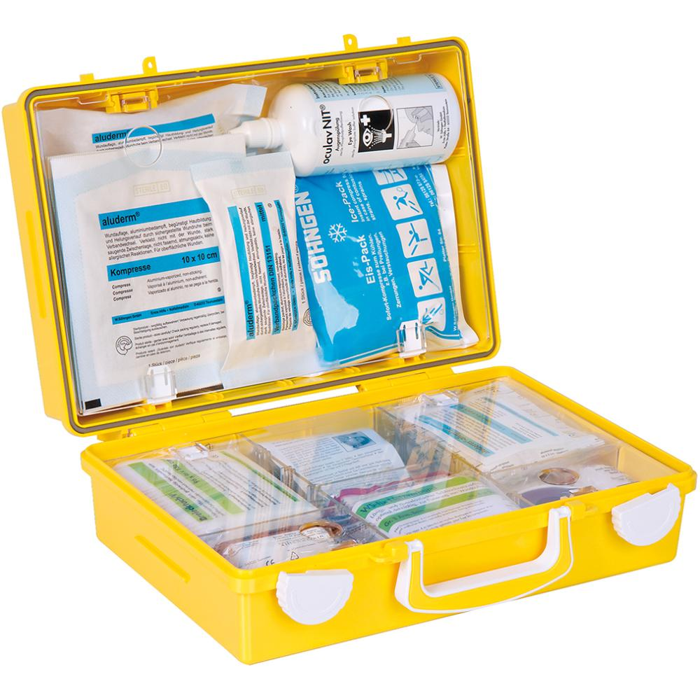 Erste-Hilfe-Koffer Extra Handwerk+DIN, 13157 gelb