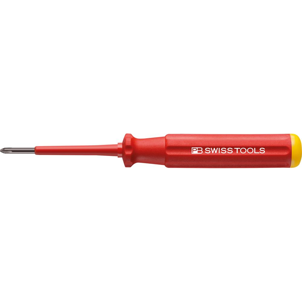 VDE-Schraubendreher für Kreuzschlitz PH-Schrauben, Nr. PB 5190 Schraubendreher VDE PH0x 60mm Classic Swiss Tools