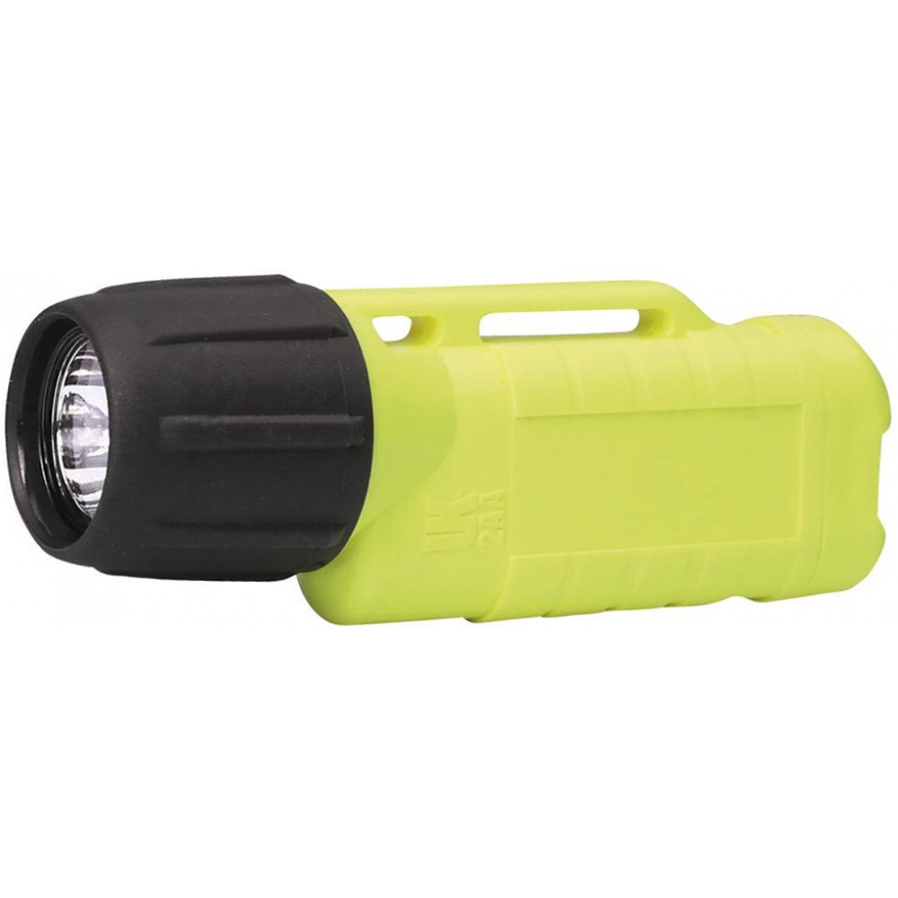 LED-Taschen- und Helmlampe UK 2AA, ATEX-Zone 2 LED-Helmlampe Heckschalter