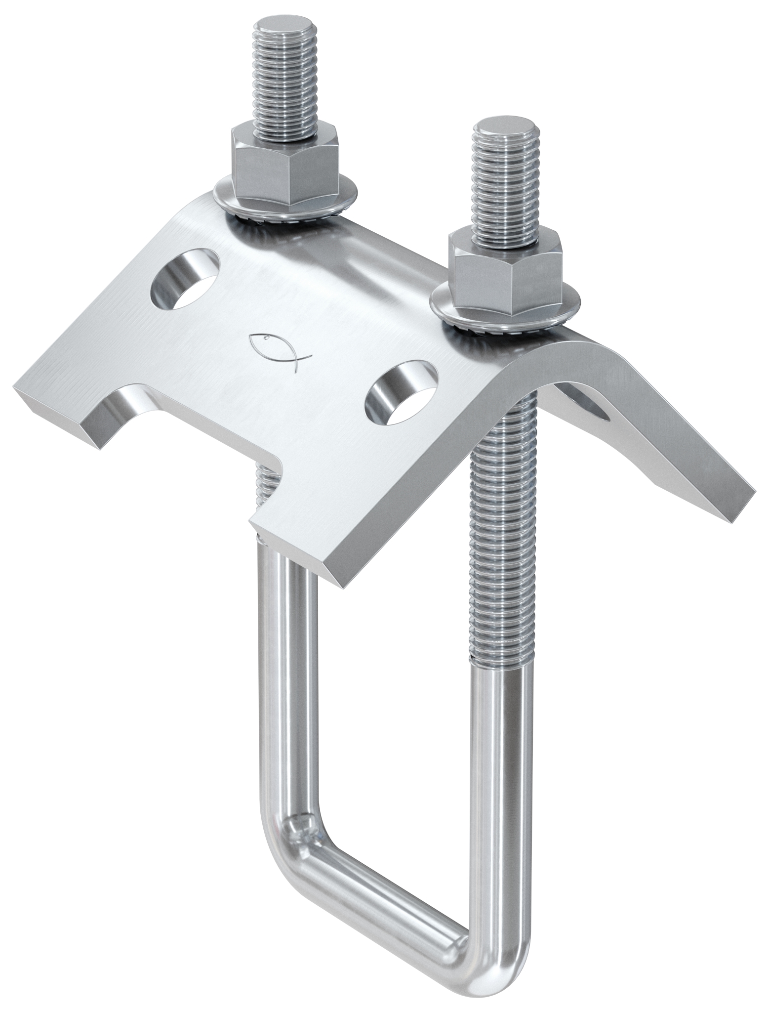 Fischer TKR 82. Spannbügel zur Befestigung von Profilen an Stahlträgern.