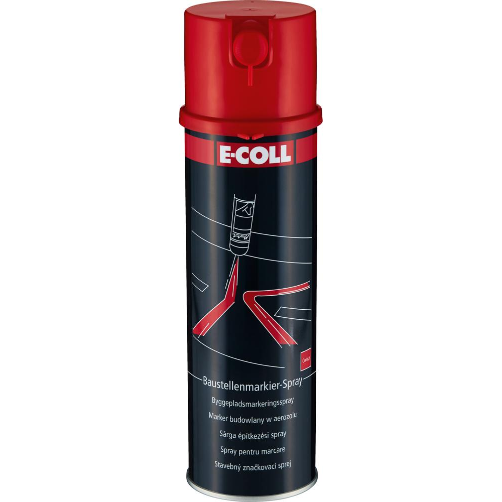 Baustellenmarkierspray EE 500ml rot E-COLL