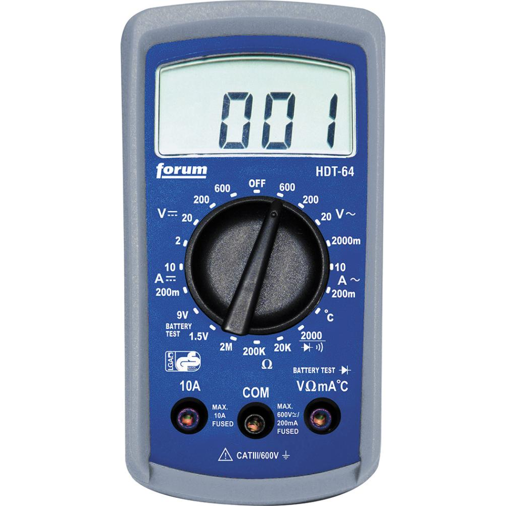 Digital-Multimeter 2-600V in Tasche FORUM