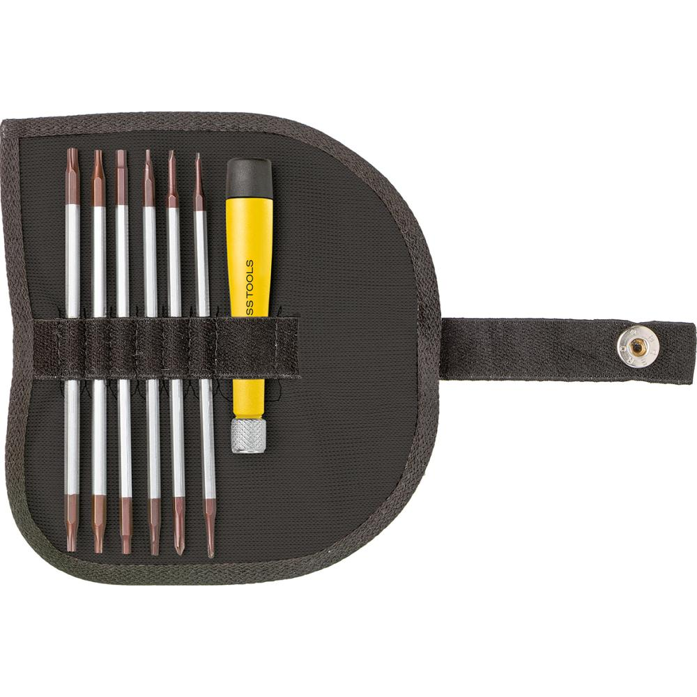 ESD-Elektronik-Schraubendreher-Satz, Nr. PB 1113 Elektronik- Schraubendreher-Satz ESD mit Wechselklingen 7-teilig Swiss Tools