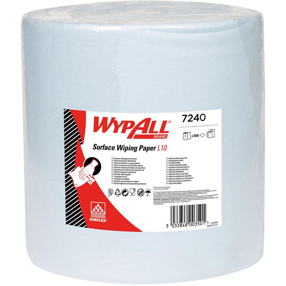 Wischtuch WYPALL L20 L10 Wischtücher 33x38cm blau 1000 Blatt