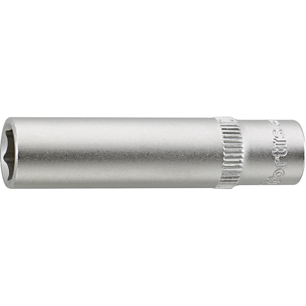 Steckschlüssel-Einsatz 1/4", lang -Einsatz 8" mm 6kt FORTIS