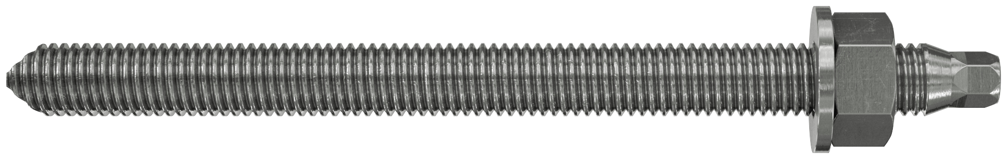 Fischer RG M12 x 160 HCR. Die bewährte Ankerstange für den Einsatz mit Mörtelpatrone oder Injektionsmörtel in hochkorrosiver Atmosphäre.