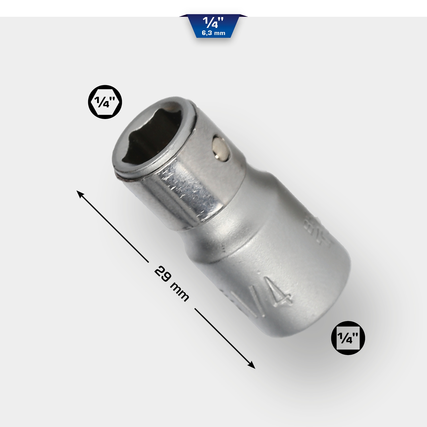 Brilliant Tools  1/4" Bit-Adapter