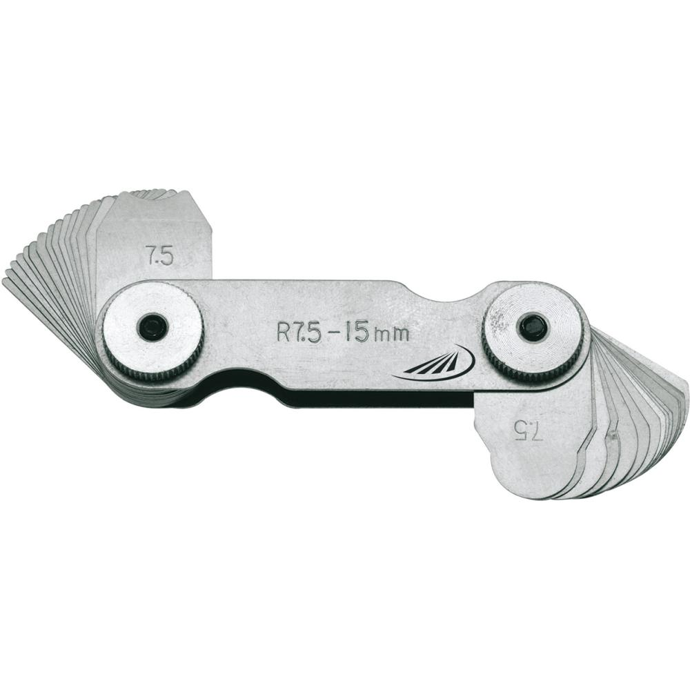 Radienschablone 16 Blatt 7,5-15,0mm HP
