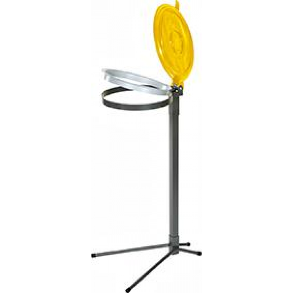 Müllsackständer, stationär 70-120 L vz mit K-deckel gelb