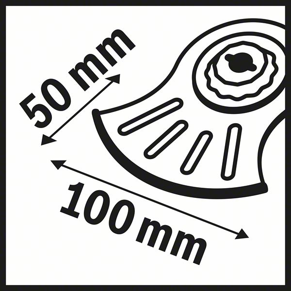 Bosch Segmentsägeblatt MACZ 145 MT4, 145 mm, 1er-Pack