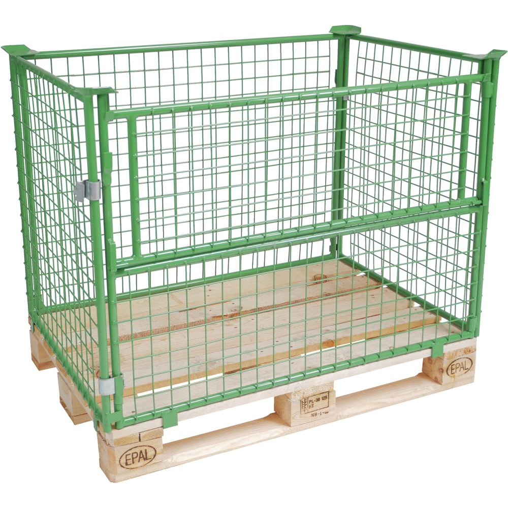 Gitteraufsatzrahmen 100cm RAL 6017 5x5