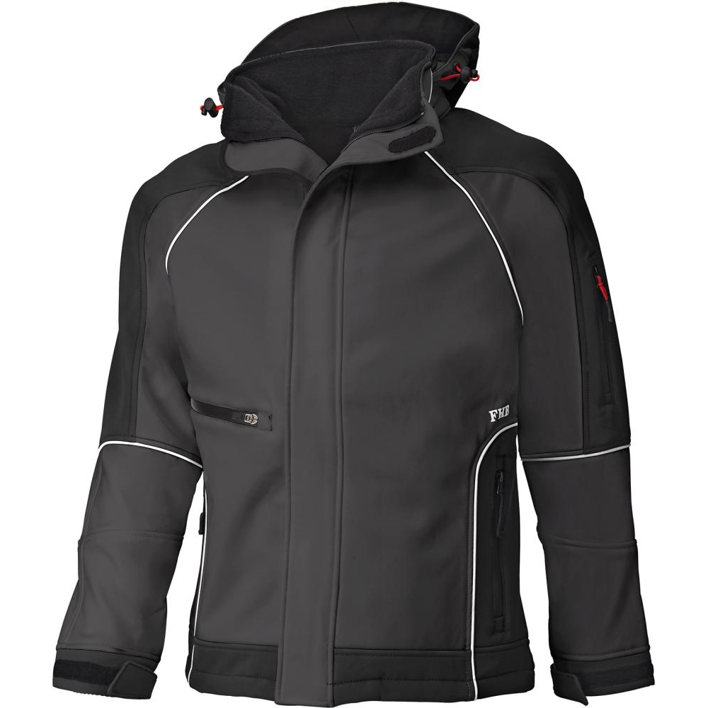 Softshell-Jacke Walter Softshelljacke anthrazit-schwarz, Gr.M