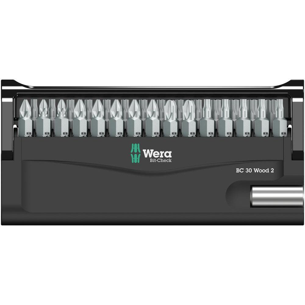 Bit-Sortiment Bit-Check 30 Wood 2 Bit-Satz Wera