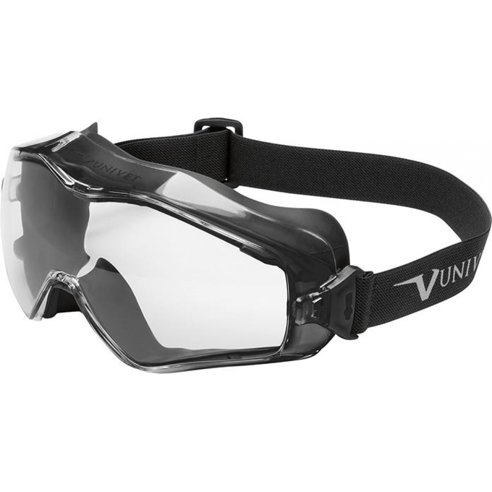 Vollsichtbrille 6X3 schwarz