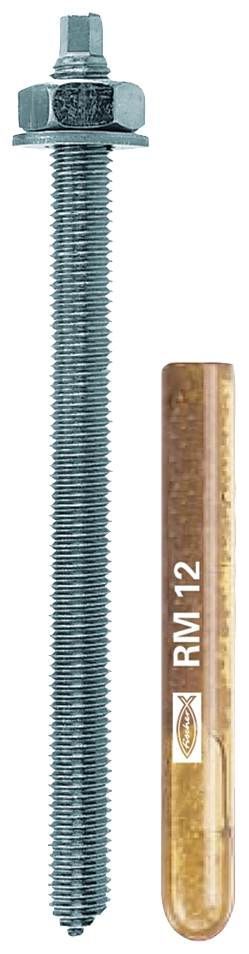Fischer RG M12 x 120 R. Die bewährte Ankerstange für den Einsatz mit Mörtelpatrone oder Injektionsmörtel im Außenbereich.