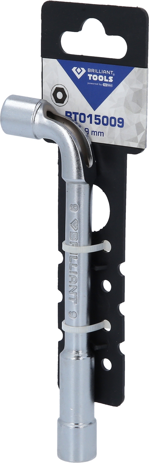 Brilliant Tools  Doppel-Steckschlüssel, gekröpft, 9 mm