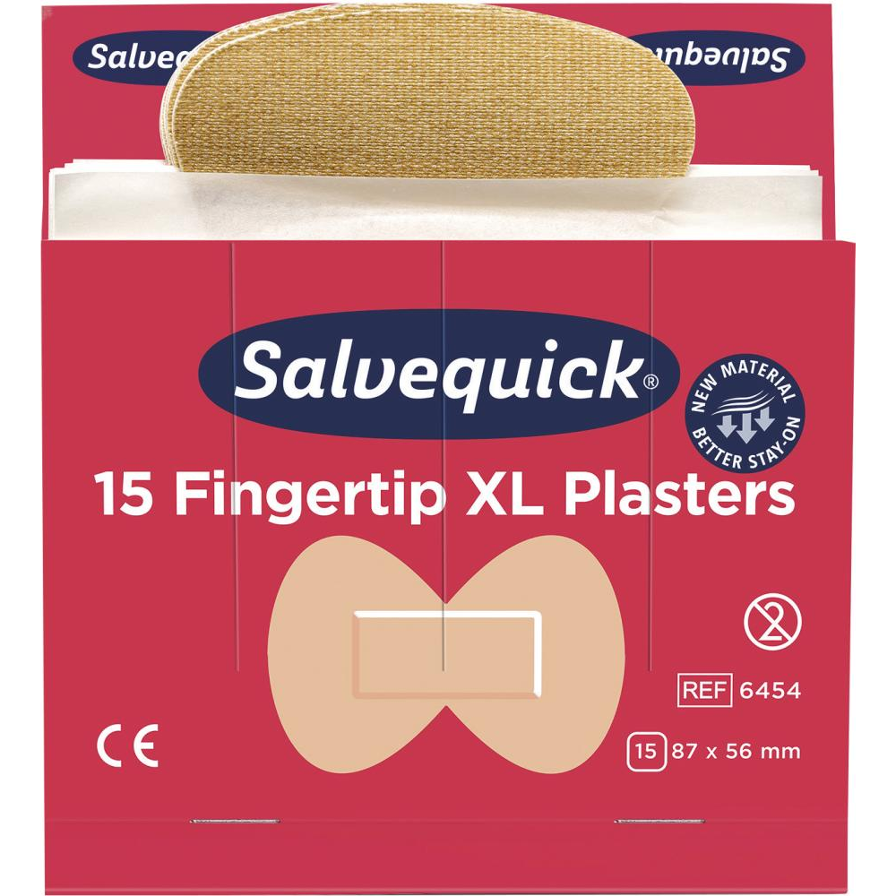 Nachfüllpackungen Salvequick 6x15PFingerspitzen extra groß
