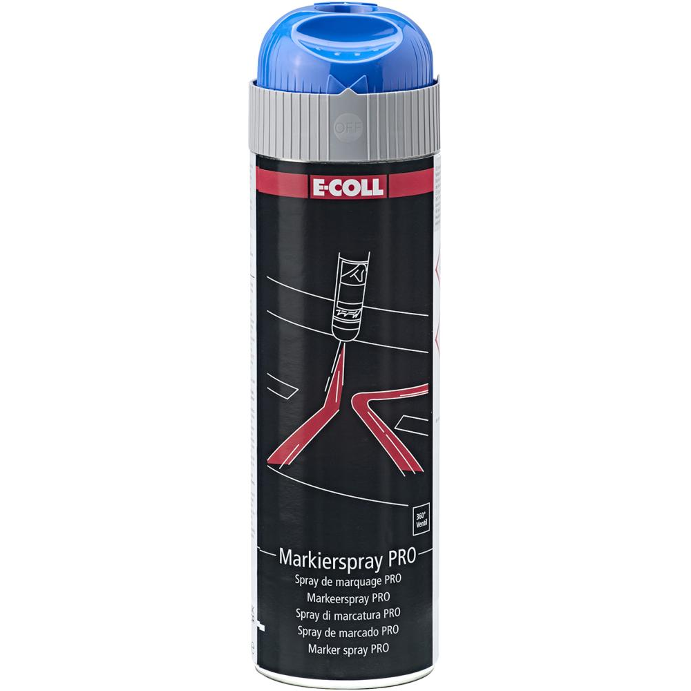Markierspray PRO 500ml blau E-COLL