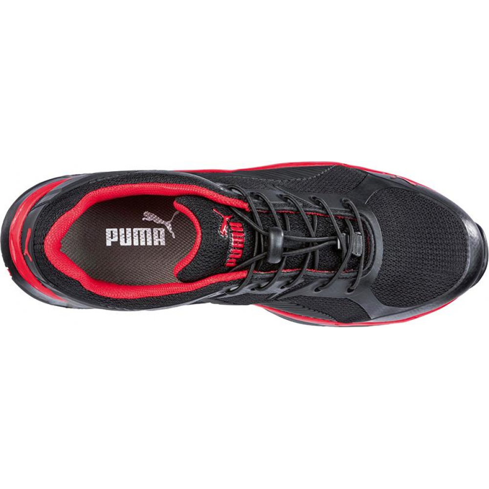 Sicherheitshalbschuh Fuse Motion 2.0 Red Low 643890, S1P SRC HRO ESD Halbschuh schwarz/rot Gr.48 Puma