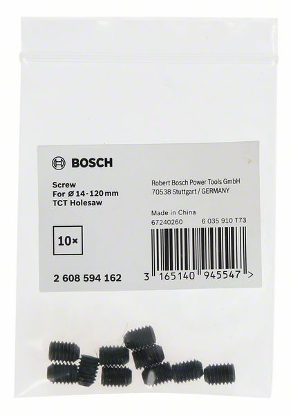 Bosch Lochsäge TCT, Schraube, 10 Stück