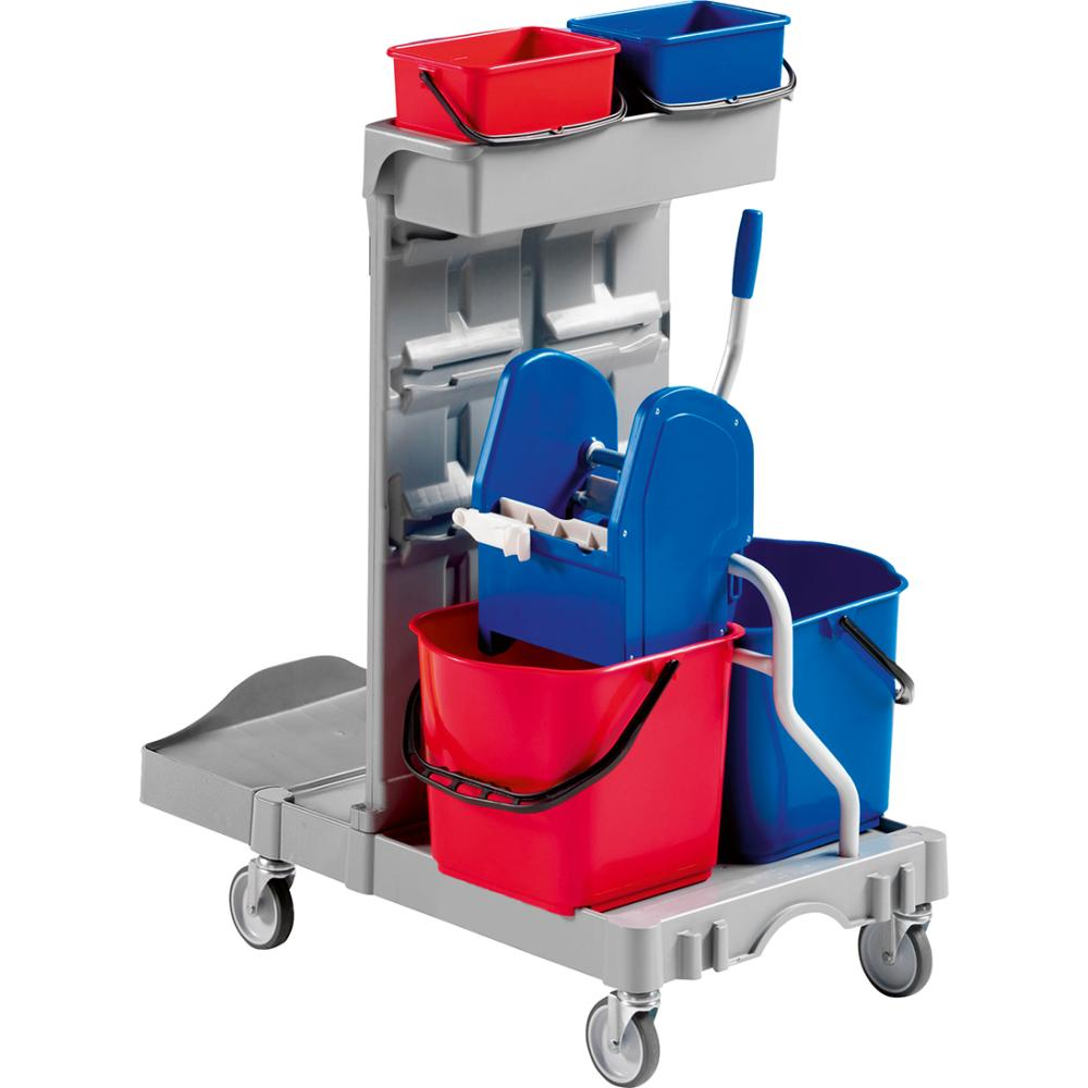 Reinigungswagen Poly II 970x680x1110 2x15l