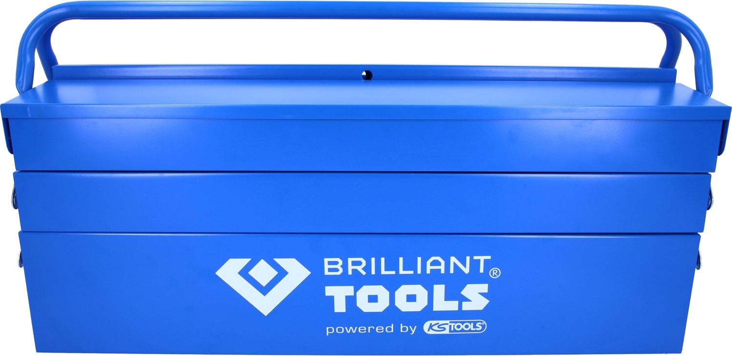Brilliant Tools  Metall-Werkzeugkasten, klappbar
