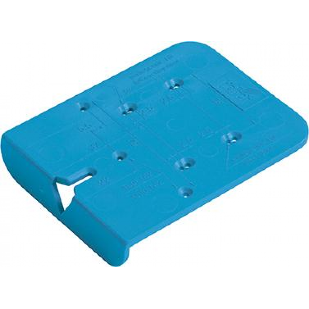 Blue Jig Scharnier Ankörnl.,45150,TH,für Scharniere,KF blau
