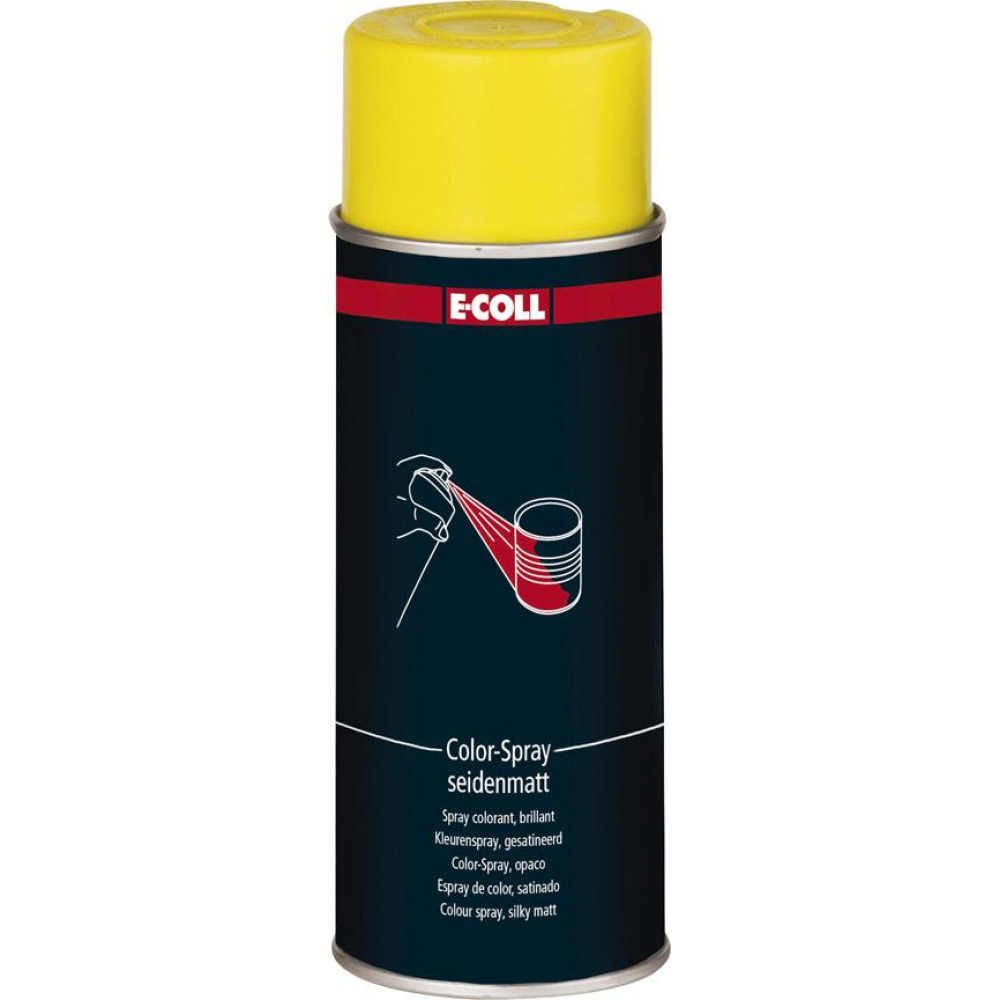 Color-Spray, seidenmatt/matt seidenmatt 400ml rapsgelb E-COLL