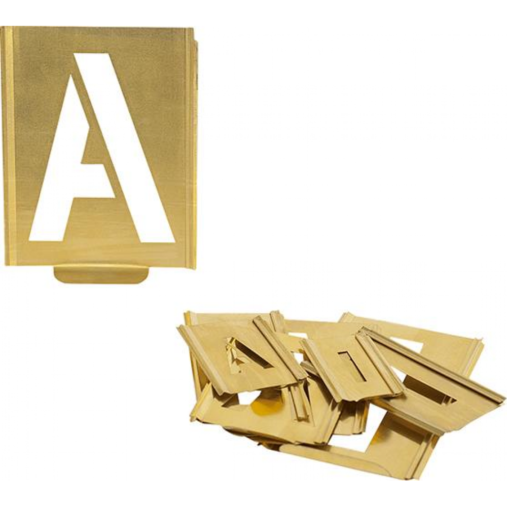 Signierschablone Profi A-Z Schrifthöhe 70mm KUKKO