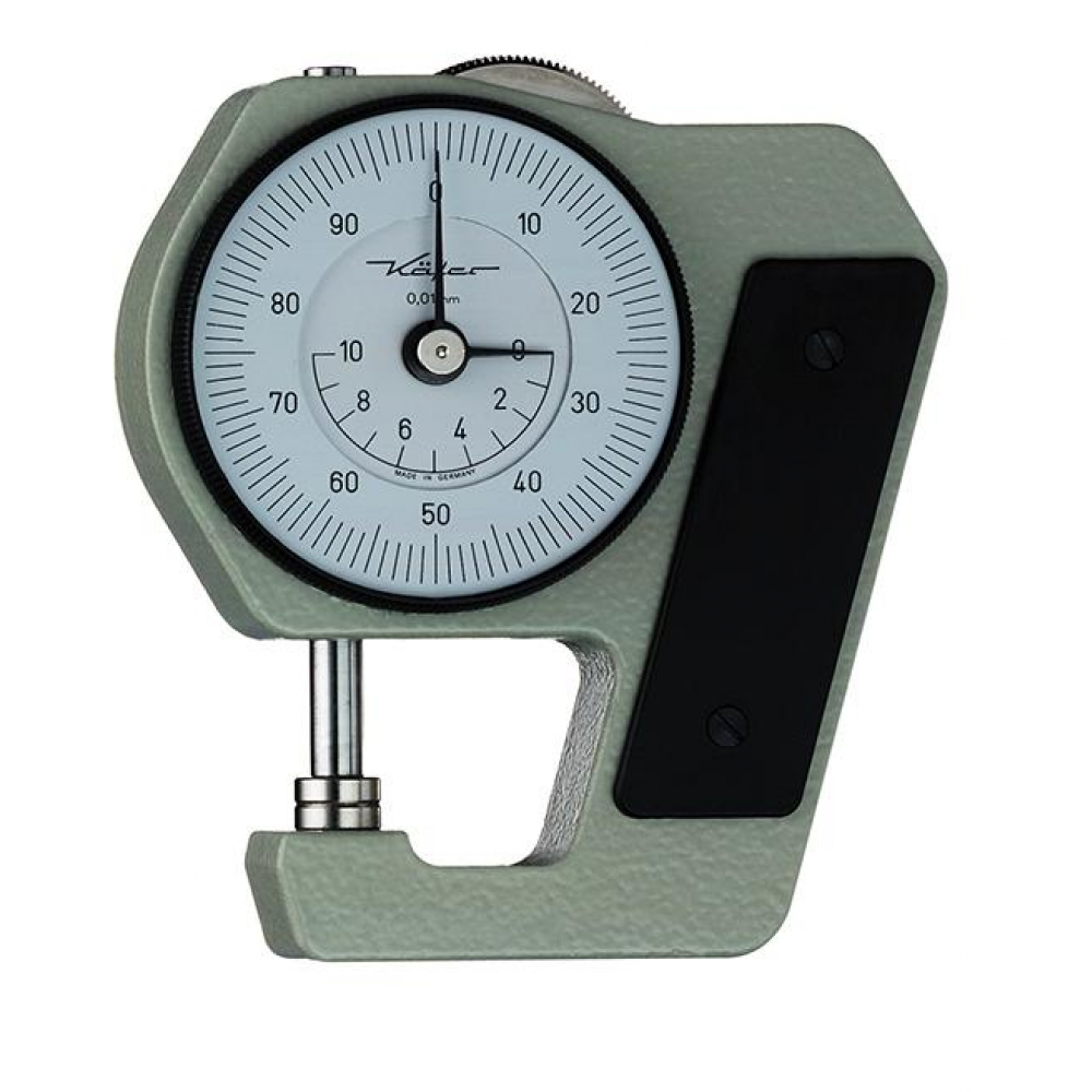 Taschen-Dickenmessgerät Dickenmessgerät J15 Bügeltiefe 18mm KÄFER