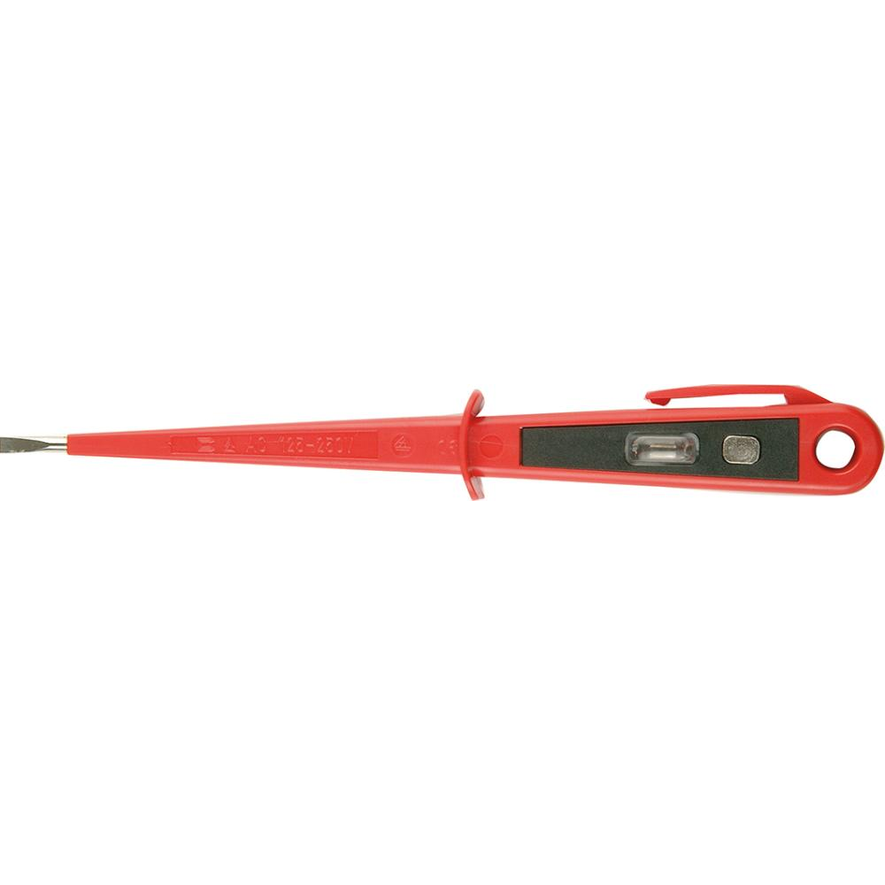 Phasenprüfer VDE rot einpolig 3x0,5x60mm H