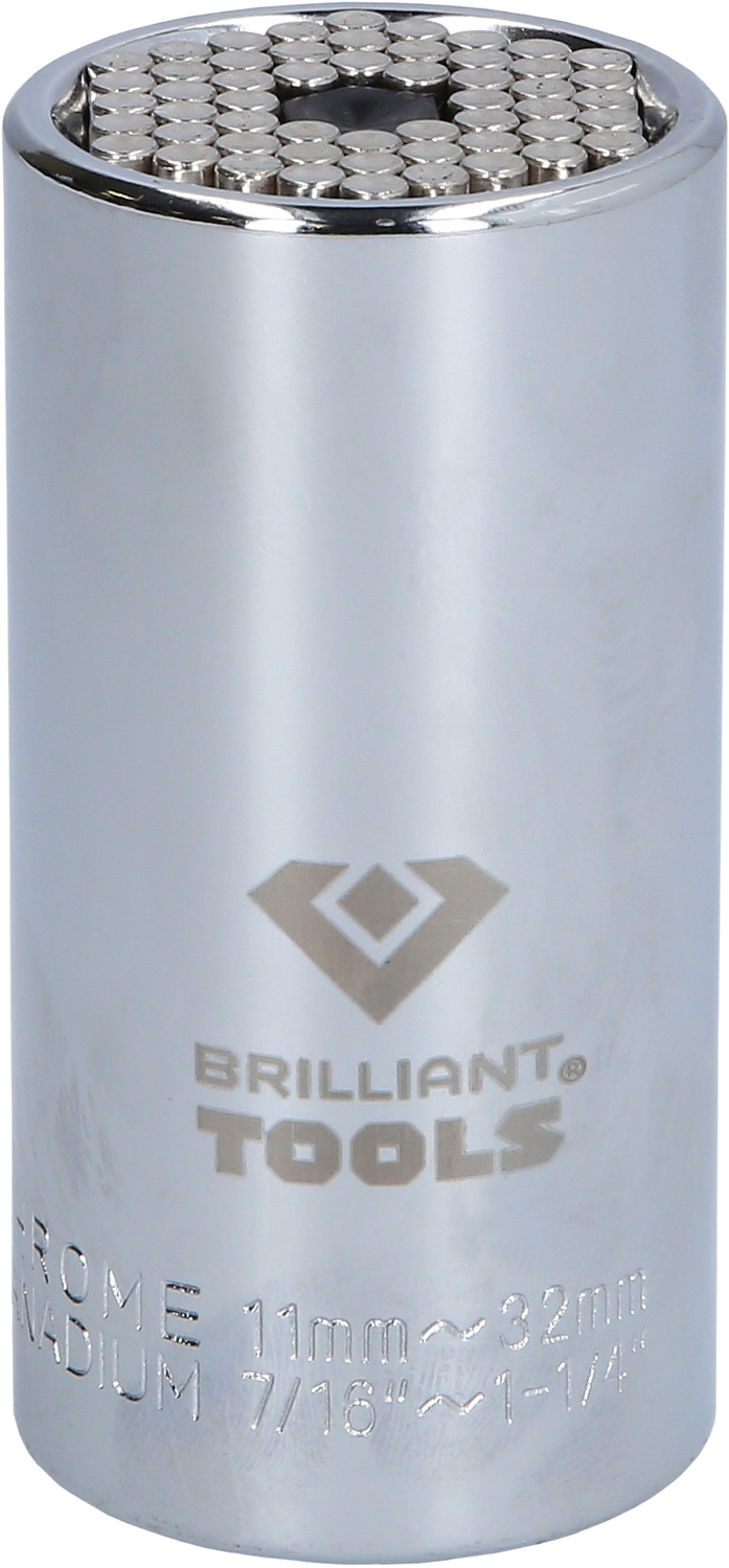 Brilliant Tools  1/2" Universal-Stecknuss, 11 - 32 mm