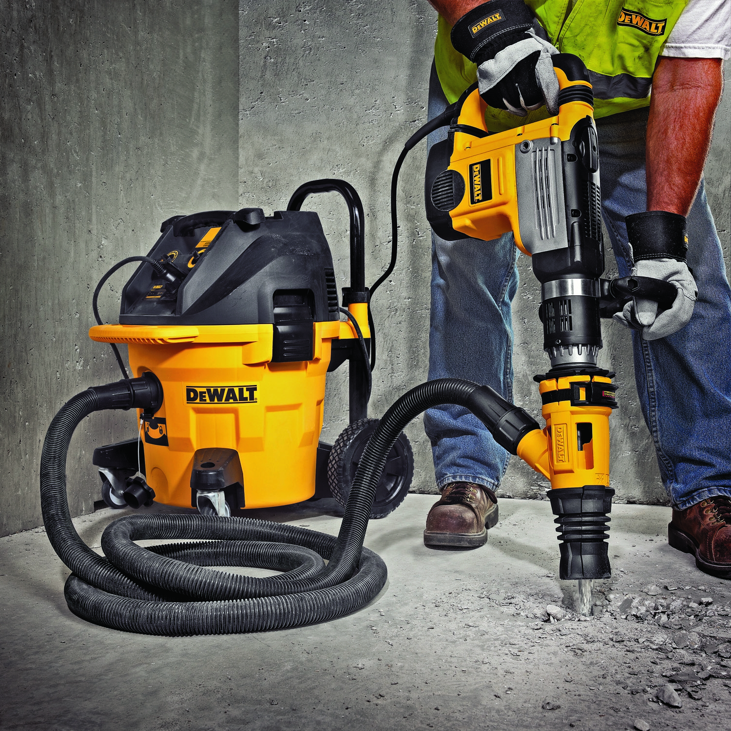 Dewalt DWH051-XJ,  Absaugung SDS-max Meißeln 5-12 kg, Absaugvorrichtung zum Meißeln mit SDS-max Hämmern 5-12 kg