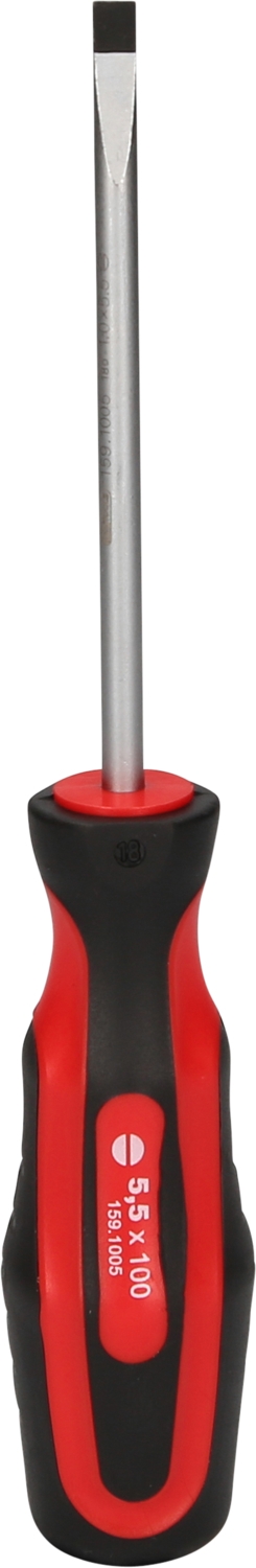 KSTOOLS ERGOTORQUEplus Schlitz-Schraubendreher, 5,5mm, 205mm lang