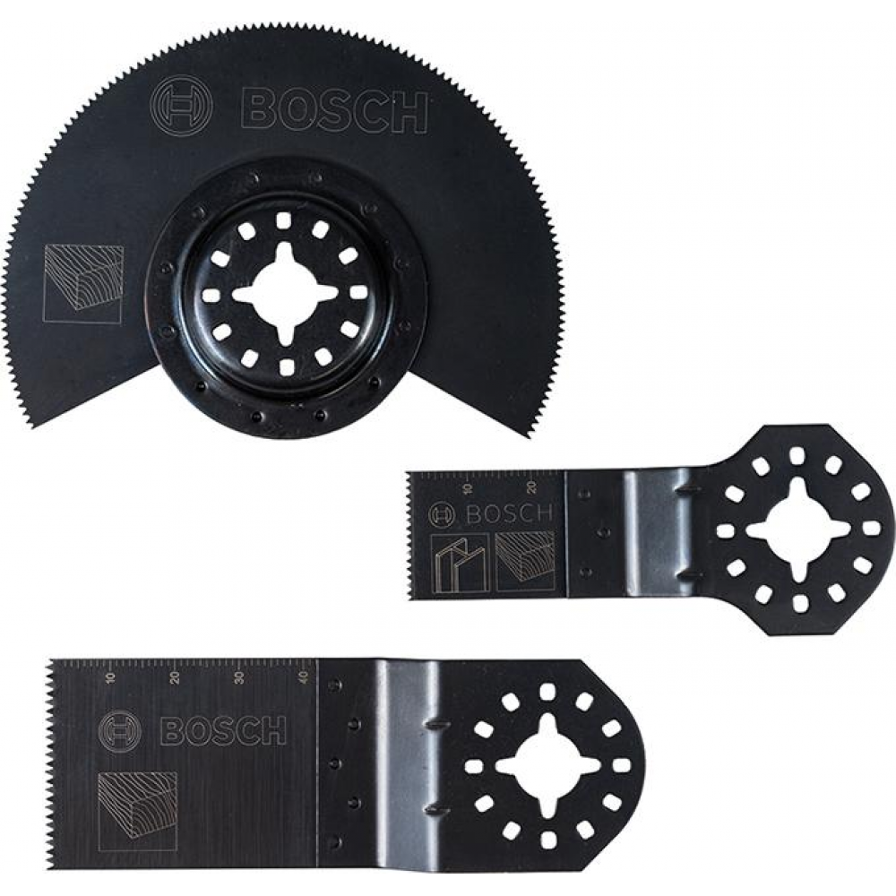 Universal-Set Multi-Cutter-Set Holz Bosch 3-teilig Starlock