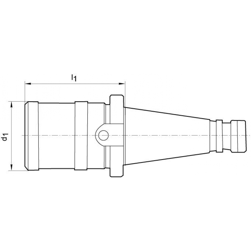 Gewindeschneid-Schnellwechselfutter Gewindeschnellwechsel- Futter M3-12 SK 40 FORTIS