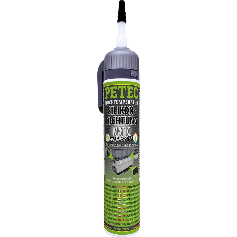 Hochtemperatur-Silikondichtung MATIC, dauerelastisch Silikondichtung 200 ml schwarz
