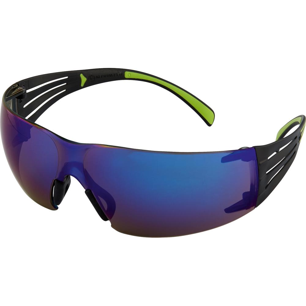 3M Brille Secure Fit400 Fit408AS PC, blau,verspiegelt AS