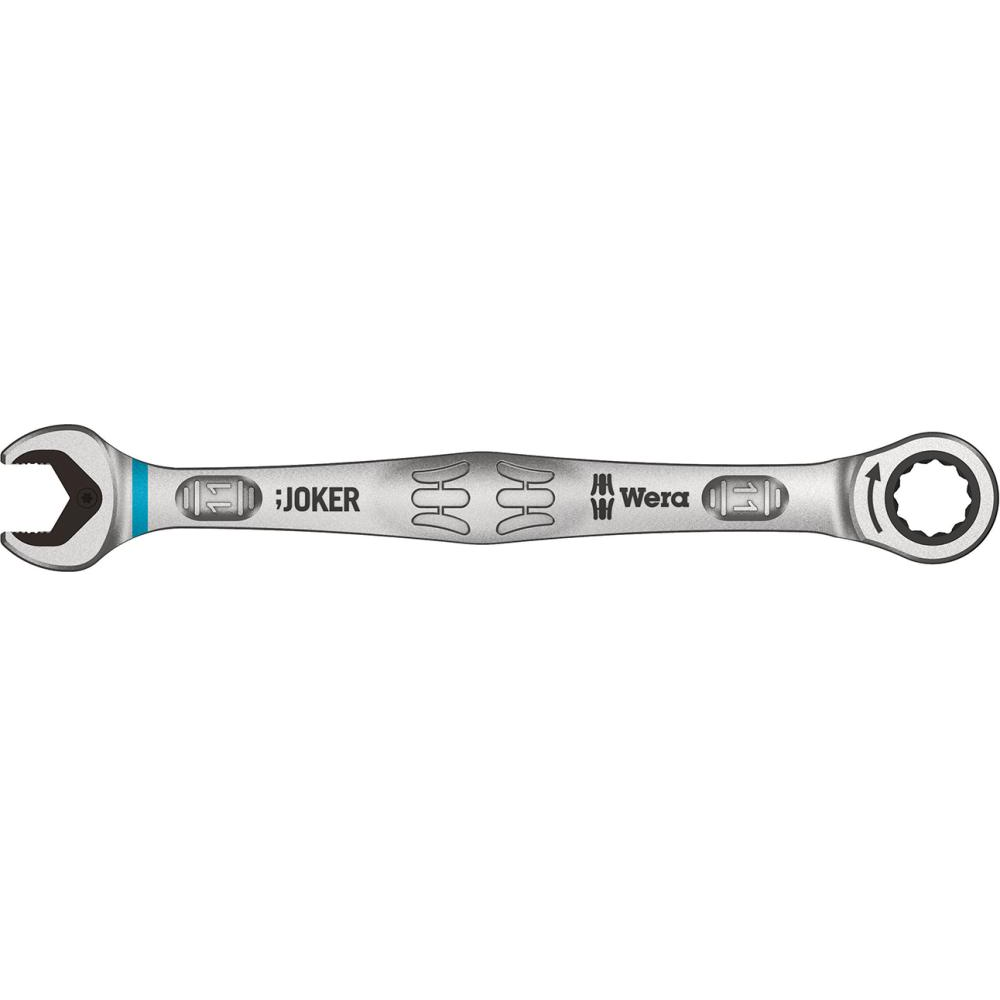 Maul-Ringratschen-Schlüssel, Nr. 6000 JOKER Ratschenschlüssel gerade 11mm Wera