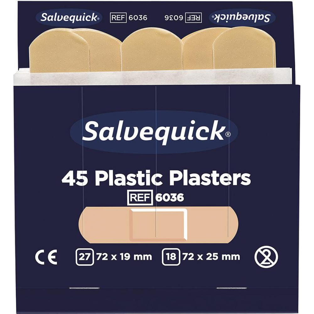 Nachfüllpackungen Salvequick 6x45Pwasserabweisend